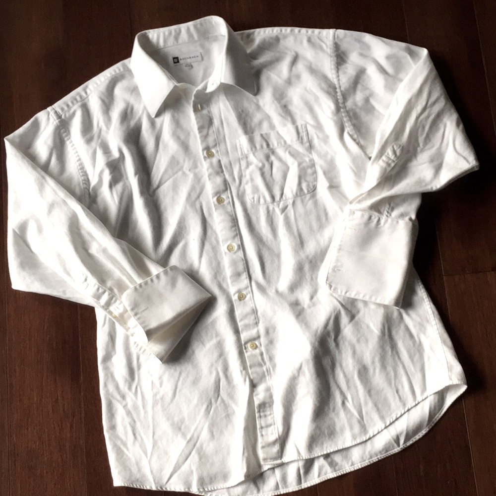 EUC Bachrach Dress Shirt with Cuffs